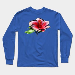 Hibiscus - Hibiscus Night Fire Long Sleeve T-Shirt